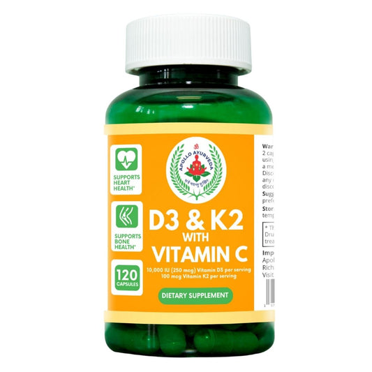 Vitamin D3 & K2 with Vitamin C